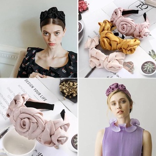 🌹Bờm mấn hoa hồng lụa quí phái