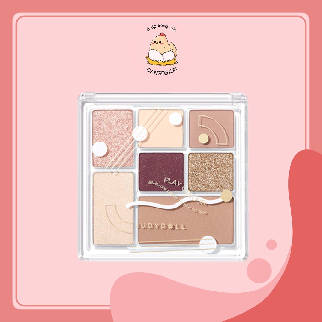 Bảng phấn trang điểm nhiều màu sắc Play Color All-In-One Palette Judydoll  8.5g