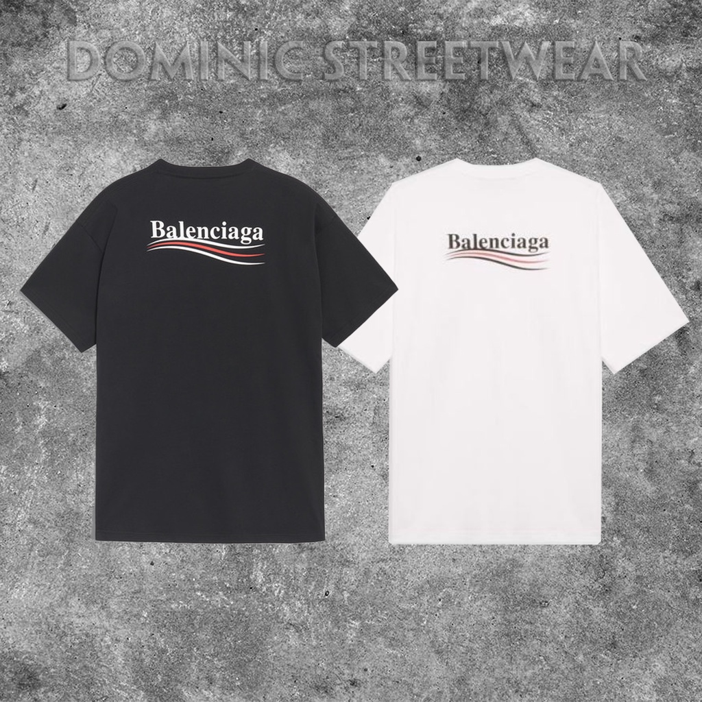 Áo thun - Balenciaga - BALENCIAGA WAVE LOGO PRINTED T-SHIRT