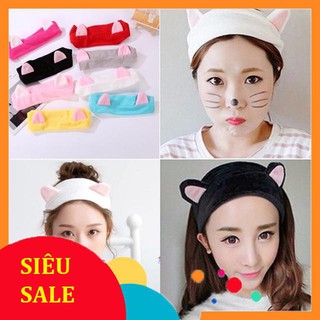 Băng đô rửa mặt tai mèo