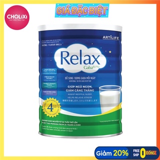 Sữa Relax Gaba 400gr hương Vani & Cacao - Dành cho người mất ngủ - NPP chính hãng
