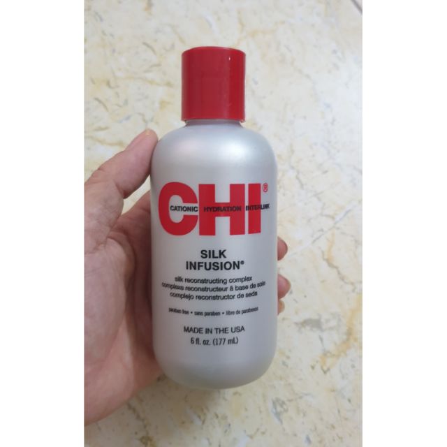 Tinh dầu dưỡng tóc CHI Silk Infusion 177 ml