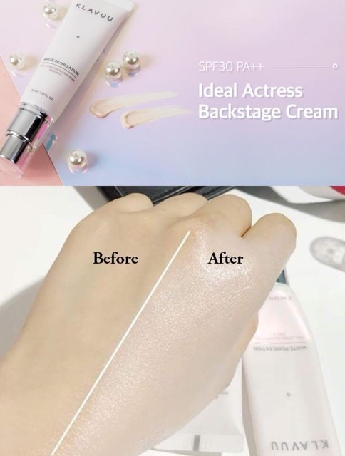 (Date 12/2021) Kem lót ngọc trai Base Klavuu | BigBuy360 - bigbuy360.vn