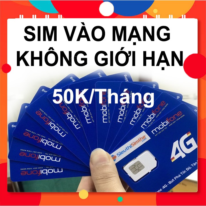 Sim Mobifone 4G, Sim Vào Mạng 1 Tỷ GB Mỗi Tháng