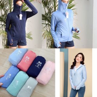 BÁN SỈ ÁO NẮNG THÔNG HƠI CÓ CHE MẶT CHO NỮ MÃ PN901