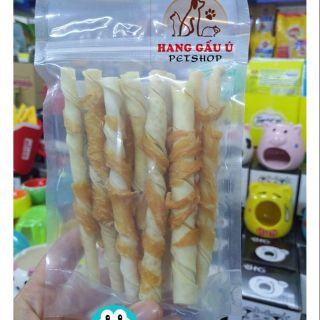 Xương sữa quấn gà- Xương gặm cho cún