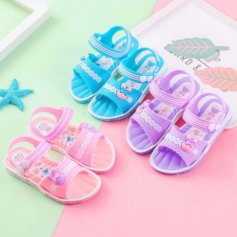 Xăng đan Đi Biển Mùa Hè Cỡ Nhỏ Và Vừa Thời Trang Cho Bé Gái