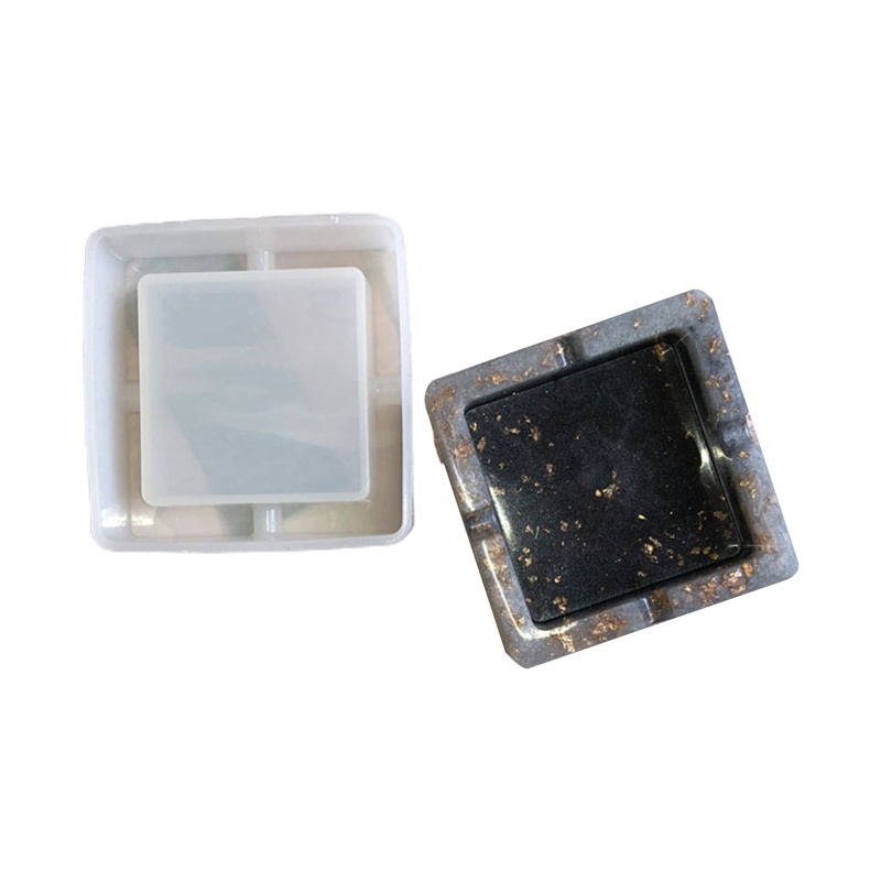 Timex Khuôn Silicon Hình Tròn / Vuông / Hình Thoi / Polygon Làm Gạt Tàn Thuốc Lá Diy