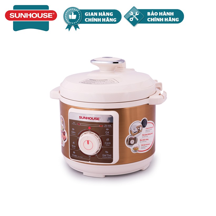 Nồi Áp Suất Đa Năng Sunhouse SHD1558G (5 lít)