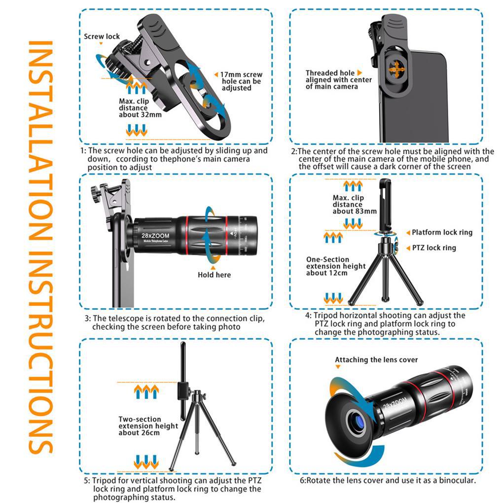 Thấu Kính Macro Góc Rộng Thay Thế Chuyên Dụng Cho Điện Thoại Di Động Bộ ống kính máy ảnh điện thoại 3 trong 1 180 Fish Eye 0.67X góc rộng