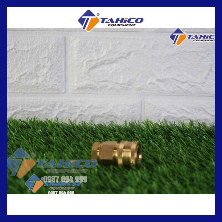 Đầu đồng nối nhanh cho súng rửa xe ren 1/4 súng cao áp - Tahico