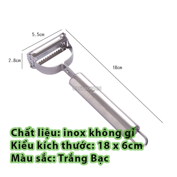 Nạo Rau Củ 2IN1 Bằng INOX Không Gỉ