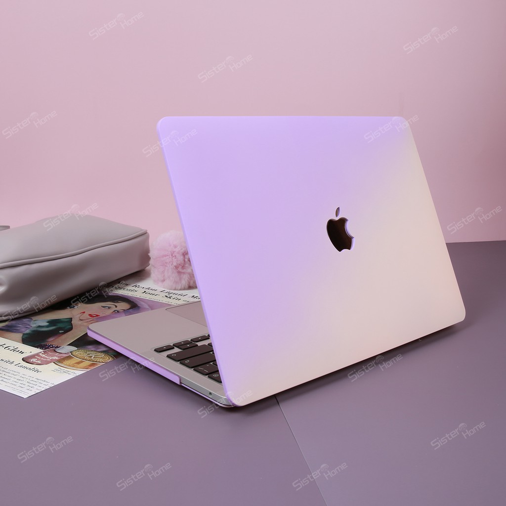 Ốp và tấm phủ bàn phím màu gradient cho Macbook Air Pro 11.6 12 13.3 15.4 16 2020 M1 A2337 A2338 A2289 A22179 (bán lẻ)