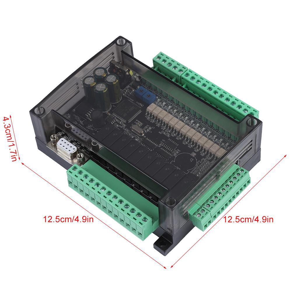 Bộ điều khiển logic lập trình PLC FX3U-24MR kèm phụ kiện chuyên dụng