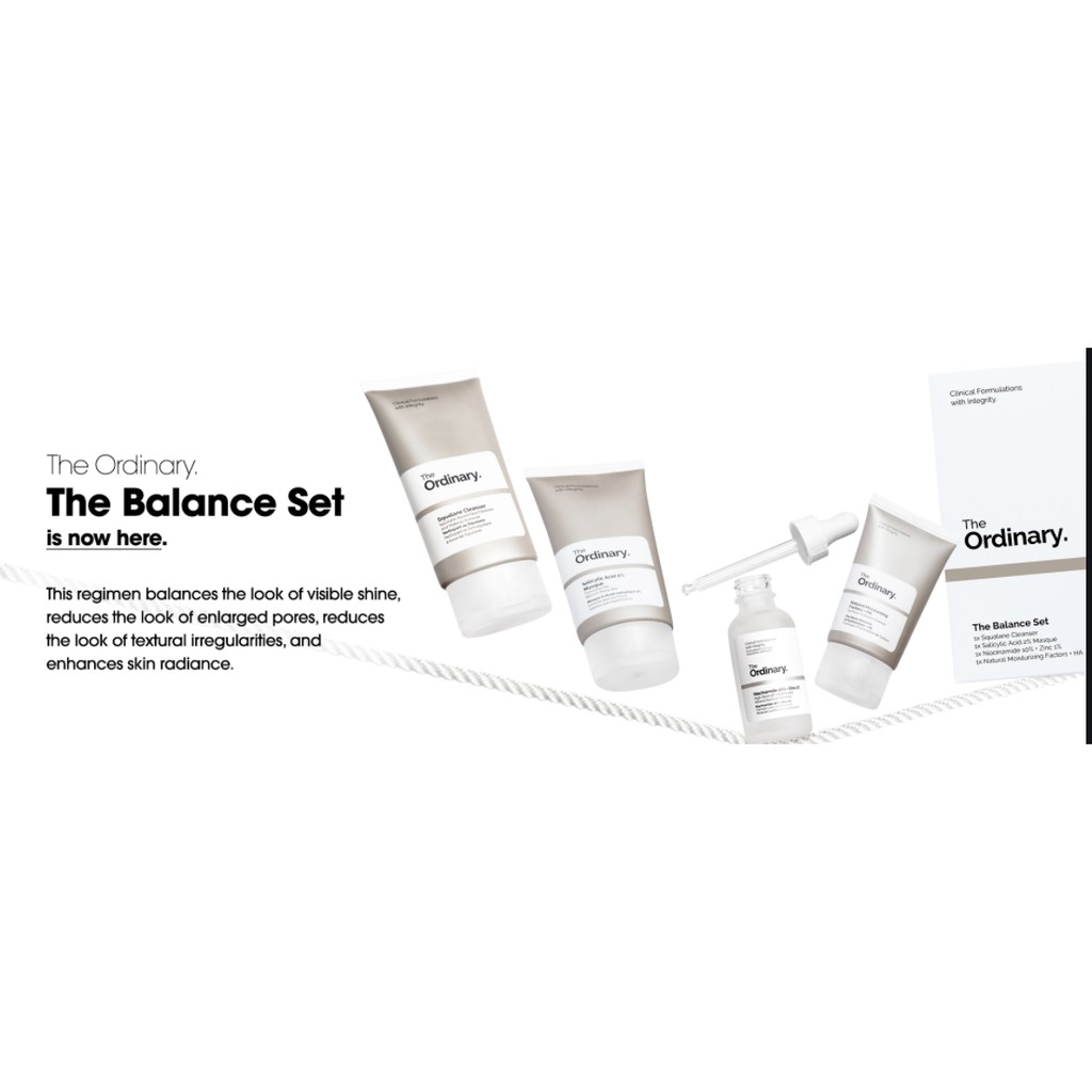 (Bill Canada) The Ordinary The Balance Set set dưỡng da