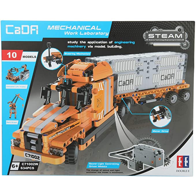 Cada technic 10 trong 1 - đồ chơi lắp ráp điều khiển bằng âm thanh CADA C71002W