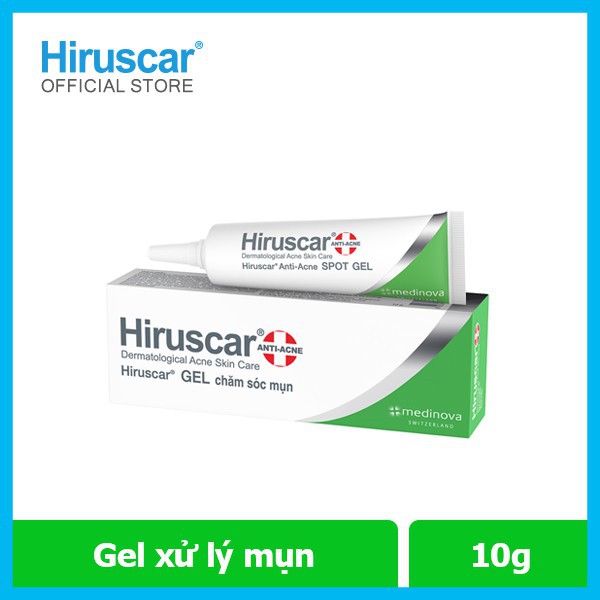 Combo 3 sản phẩm chăm sóc da mụn, sẹo thâm mụn Hiruscar