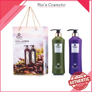Bộ dầu gội-xả toco collagen | phục hồi,kích thích mọc tóc 785ml - hàng chính hãng