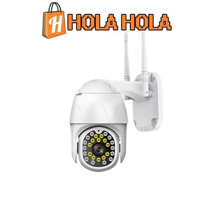 Camera IP ngoài trời X6000S 26 Bóng LED Xoay 360 độ FullHD 1080P chống nước chống bụi dùng ứng dụng Yoosee