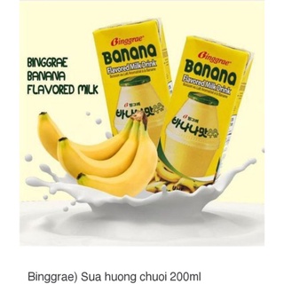 Sữa chuối & dâu & dưa gang (lọ nhựa 240ml)-(hộp giấy 200ml)