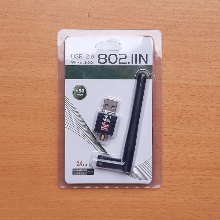 Usb thu sóng wifi cho máy tính, laptop - USB thu Wifi 802.11n Có Anten | BigBuy360 - bigbuy360.vn