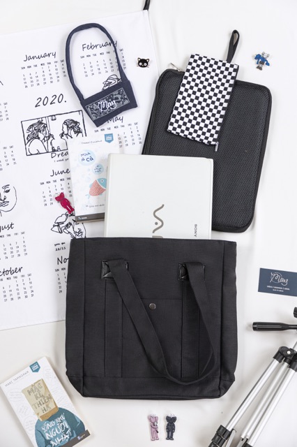 Túi vải đi học và đi làm văn phòng - Buzzi tote - May’s Tote Bag