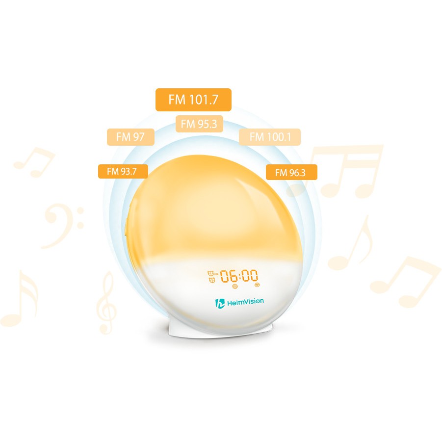 ĐÈN LED ĐẦU GIƯỜNG / ĐÈN NGỦ THÔNG MINH 7 MÀU/ BẢN QUỐC TẾ, HỖ TRỢ HOME KIT , ALEXA, GOOGLE HOME/ ĐÀI FM A80S HEIMVISION