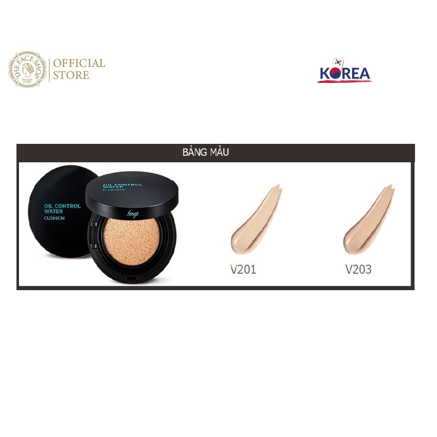 Phấn Nước Trang Điểm (Lõi) TheFaceShop Oil Control Water Cushion Ex SPF50+ Pa+++(Refill)15g | BigBuy360 - bigbuy360.vn