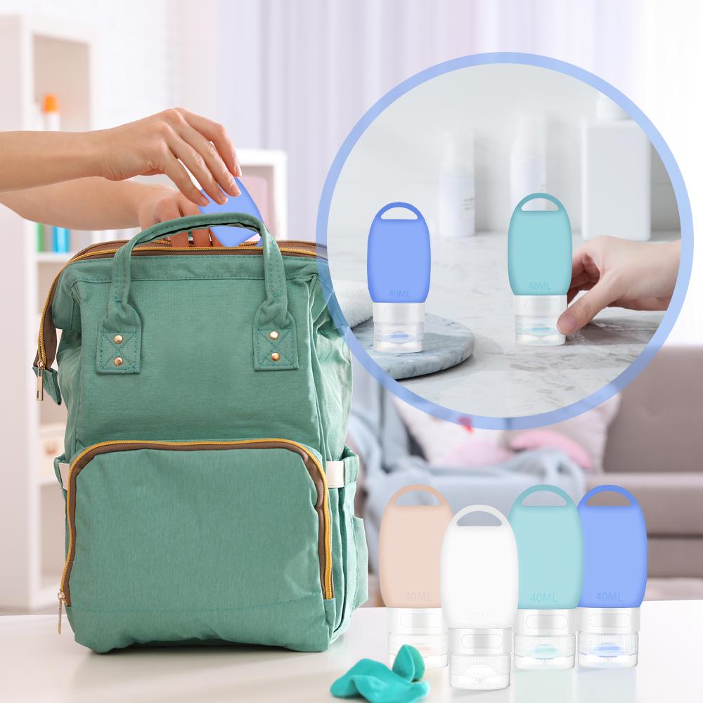 Chai Silicone Đựng Dầu Gội Chống Nước Chống Rò Rỉ Tiện Dụng