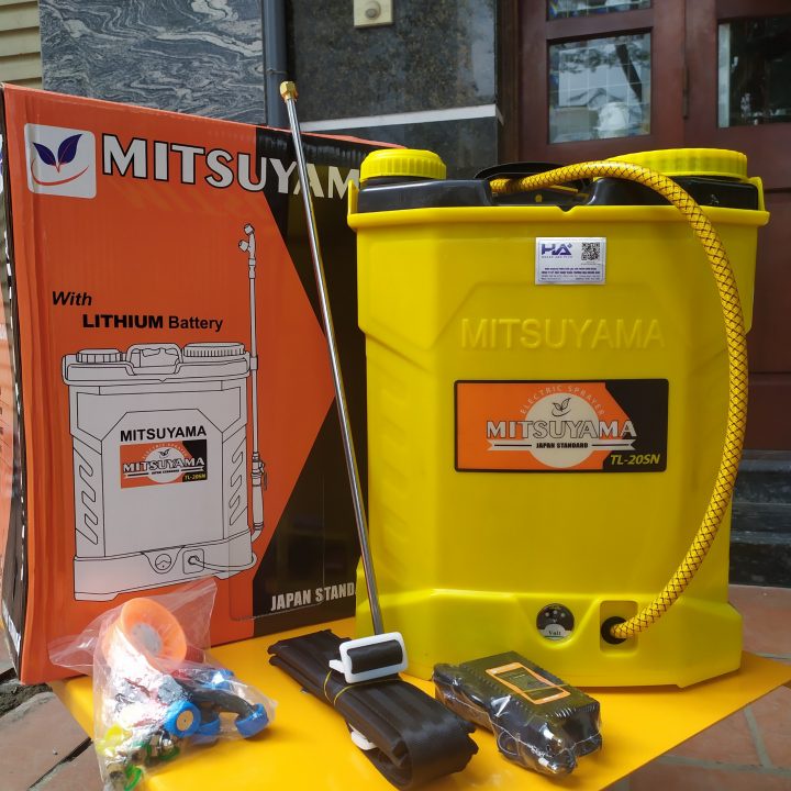 Bình Phun Xịt Chạy Điện Mitsuyama TL-20SN Pin Lithium