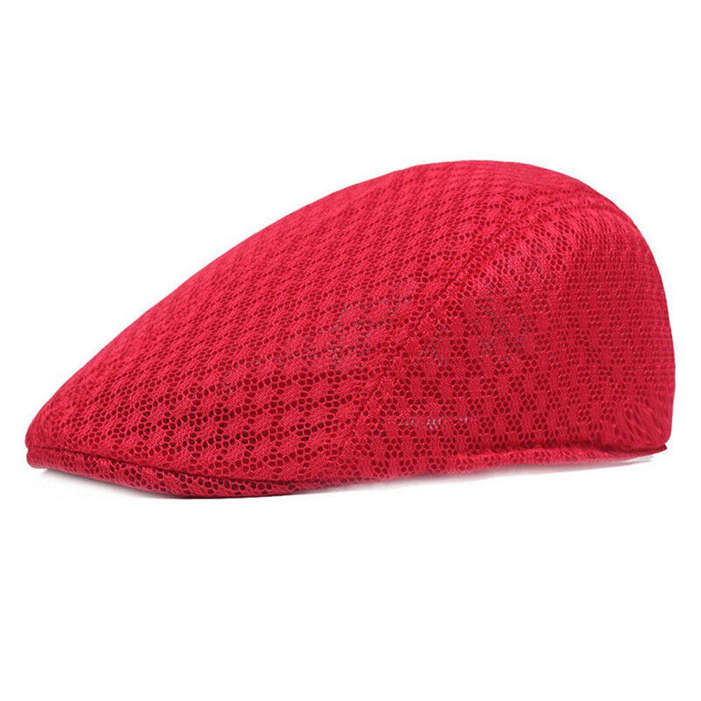 Mũ Beret Chống Nắng Phối Lưới Thời Trang Có Thể Điều Chỉnh