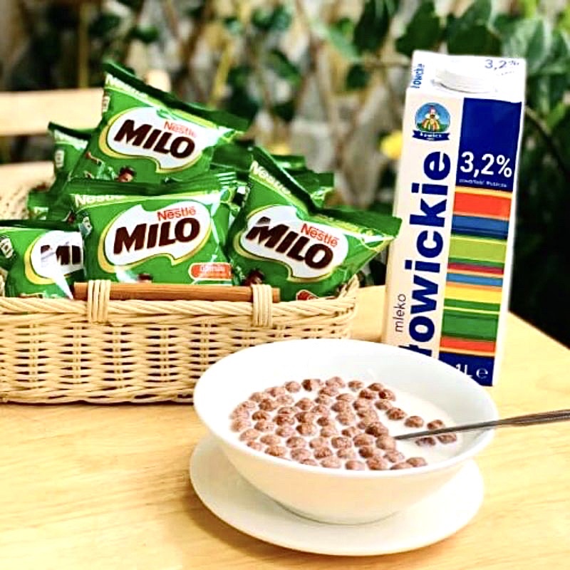 SNACK NGŨ CỐC ĂN SÁNG MILO THÁI LAN GÓI 15G