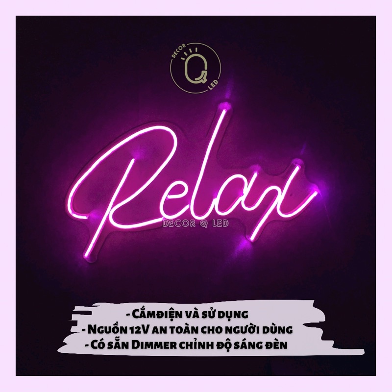 Đèn Led Neon chữ RELAX