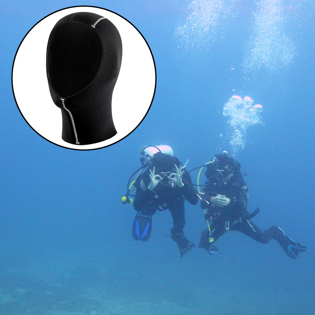 Mũ Trùm Đầu Lặn Biển Dày 3MM 5MM Giữ Nhiệt Neoprene 1 Cho Nam Nữ