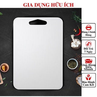 Thớt inox 304 cao cấp kháng khuẩn - Thớt Inox Nhà Bếp Chuẩn 304 Chống Gỉ Sét, chống ẩm mốc độc hại, vệ sinh dễ dàng