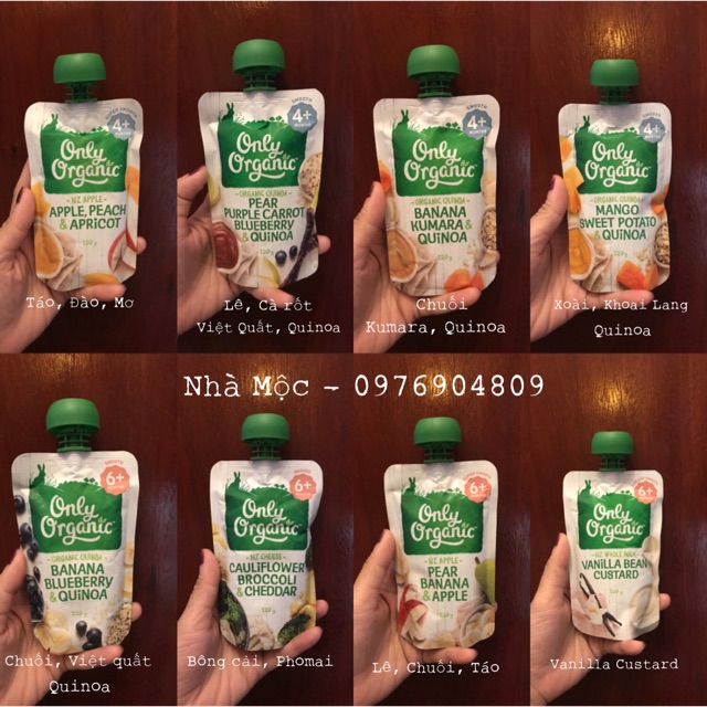 HOA QUẢ NGHIỀN ONLY ORGANIC