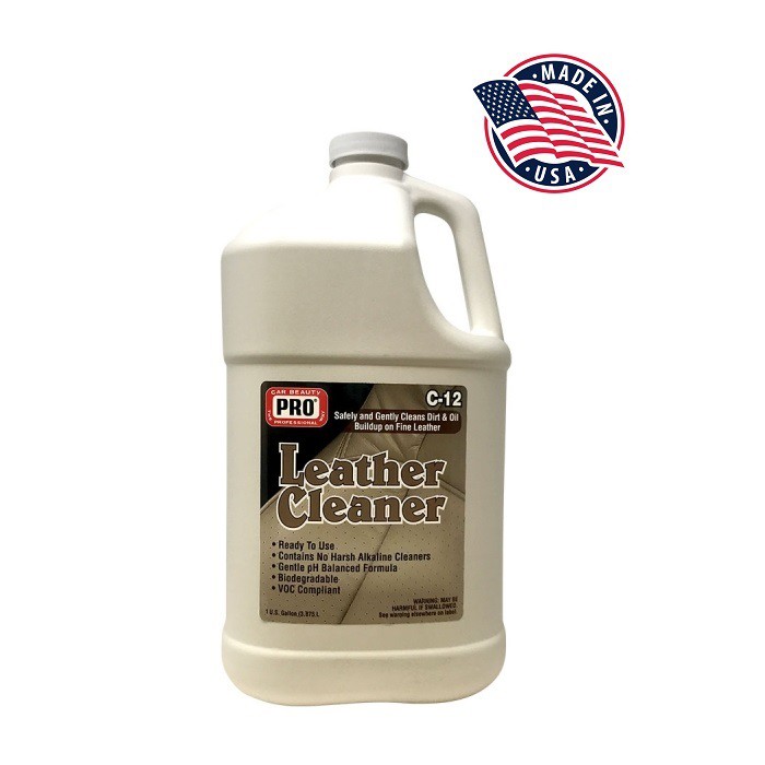 Vệ sinh ghế da ô tô và sofa – Leather Cleaner C-12 Nhập khẩu Mỹ