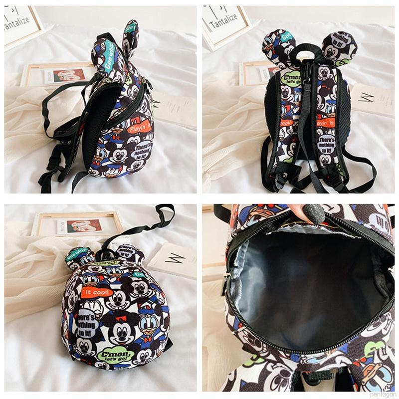 Ba Lô Đi Học Chống Thất Lạc Hình Chuột Hoạt Hình Có Dây Đeo Dành Cho Trẻ Mẫu Giáo