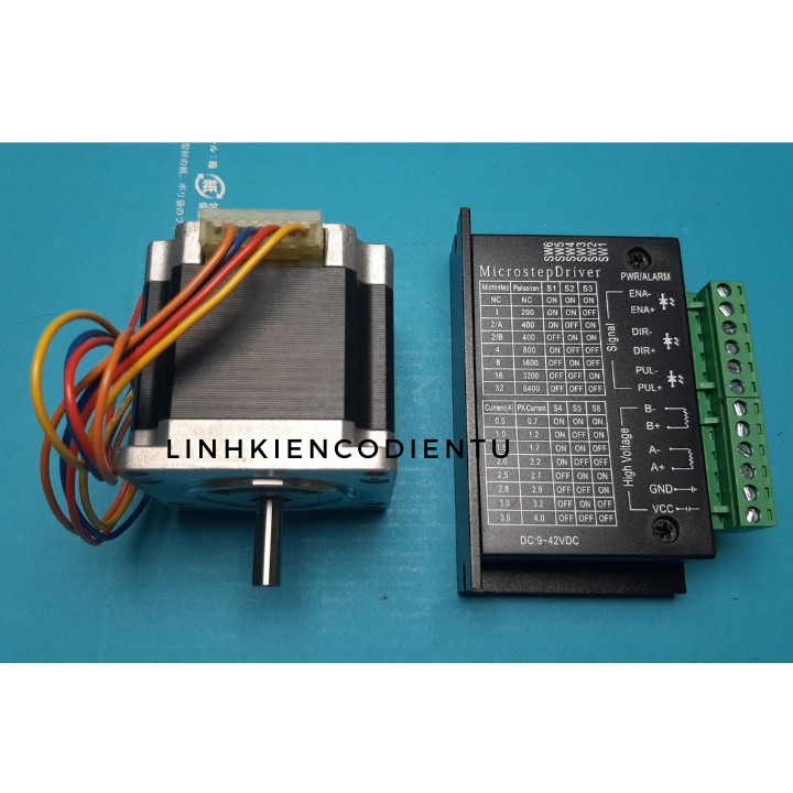 Động cơ bước 2 pha- Motor step 56 dài 54 - Sanyo Denki mới