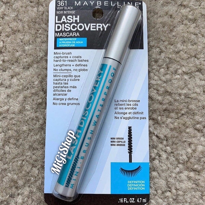 Mascara Đầu Cọ Mini Maybeliine Lash Discovery Mascara Waterproof 4.7ml