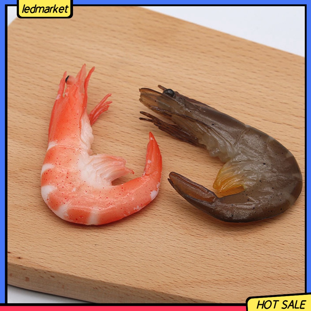 Mô Hình Con Tôm Hùm Màu Sắc Tươi Sáng Dùng Để Trang Trí Nhà Búp Bê