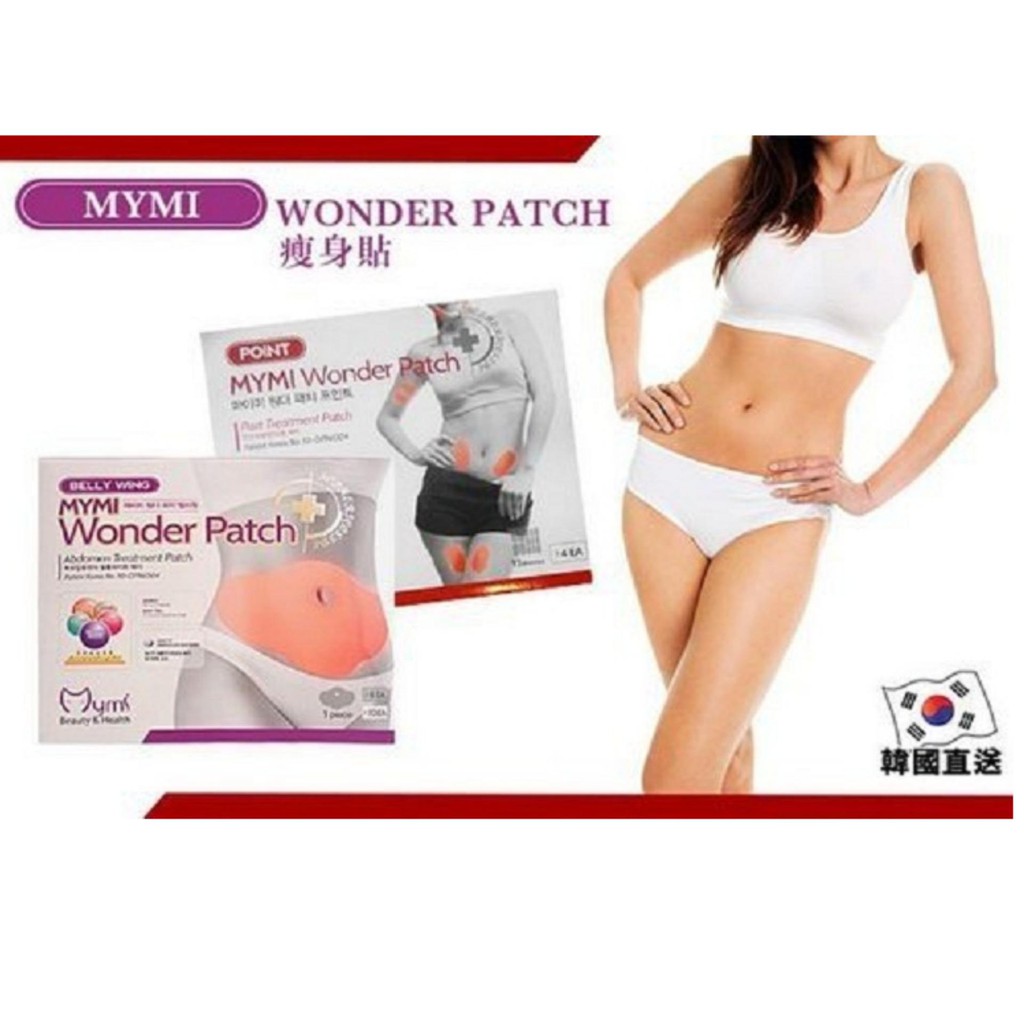 Dán tan mỡ bụng ( 5 Miếng) - Mymi Wonder Patch