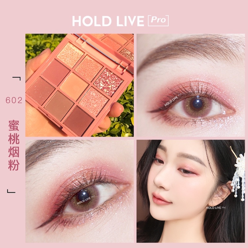 Bảng Phấn Mắt 9 ô Siêu Đẹp Hold live Pro