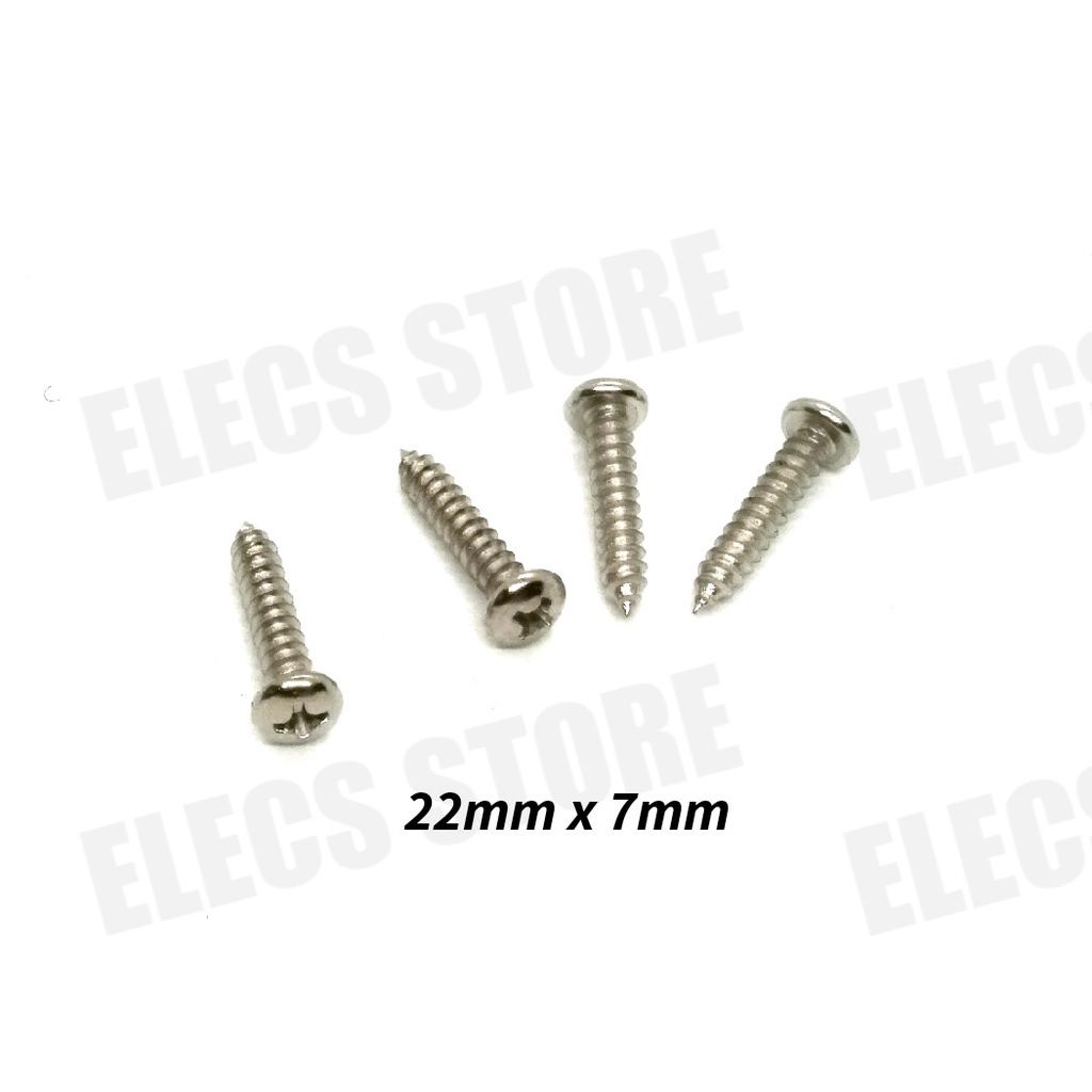 Bộ 10 Ốc Vít Trắng 2 Phân Đóng Thùng Loa, Bàn Ghế Gỗ, Trạm Loa