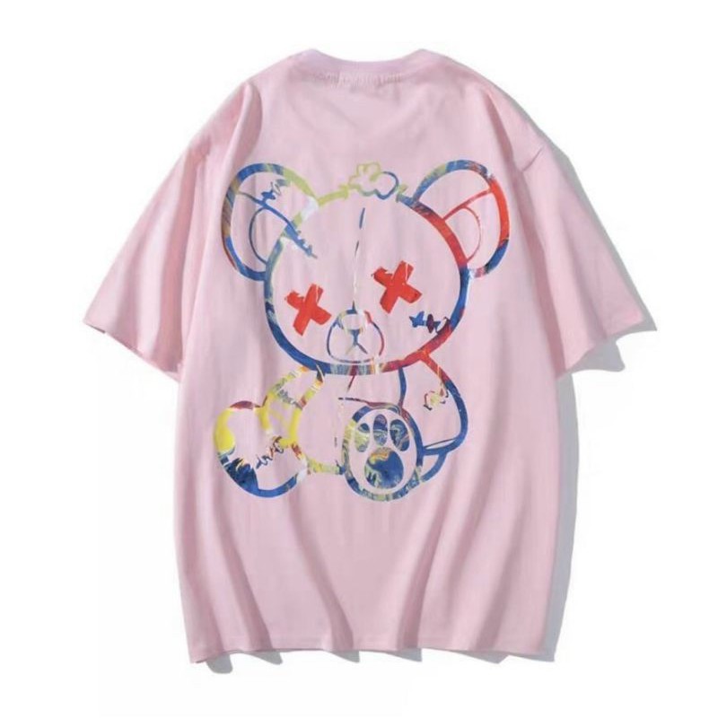 Áo Thun tay lỡ Tshirt Nữ Nam Unisex Chất Vải Thun Cotton Gấu Dead AT016