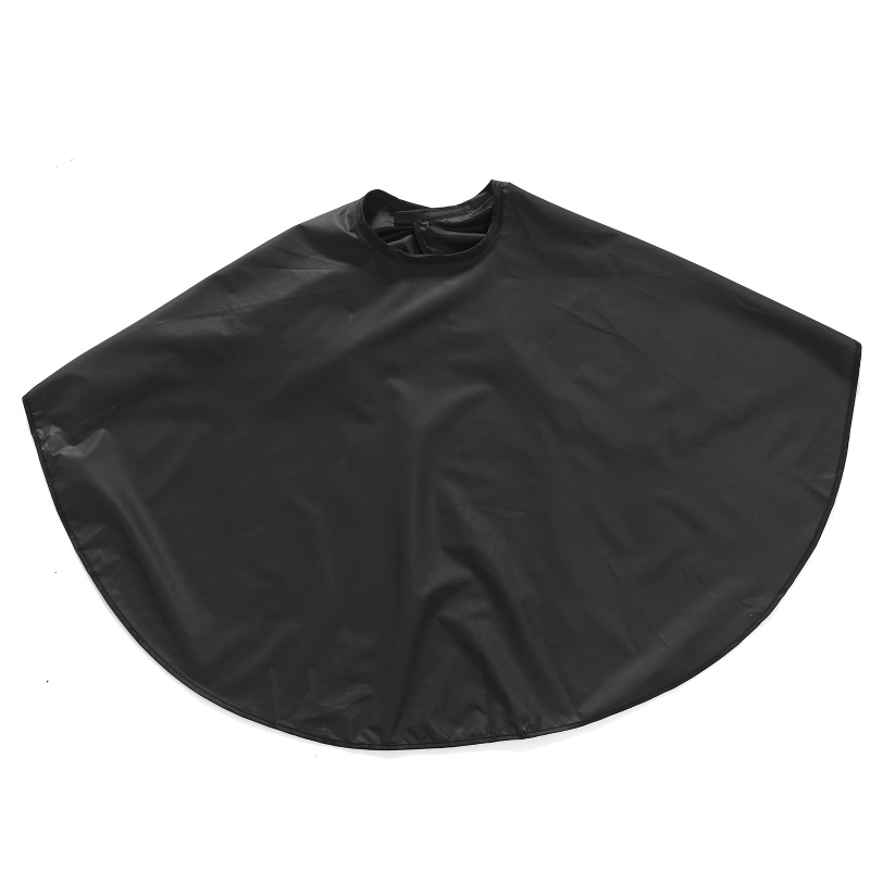 Áo Choàng Cắt Tóc Chống Thấm Nước Hình Vuông Ngắn Màu Đen Dành Cho Salon YOUYO