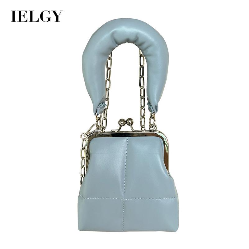 IELGY Túi Đeo Chéo Phối Dây Xích Thời Trang Sang Trọng Cho Nữ