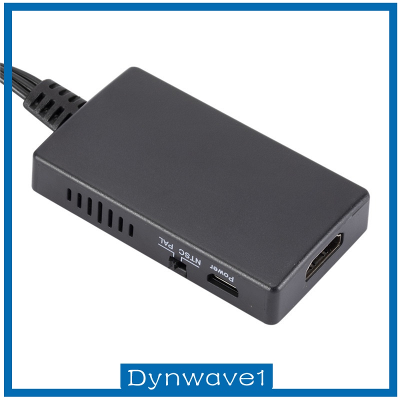 [DYNWAVE1] HDMI to AV Converter Video Audio Supports NTSC 1080P for Stick TV HD Box