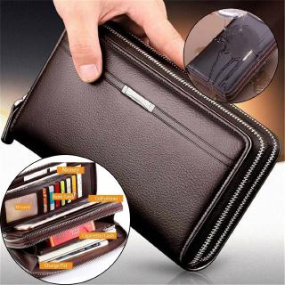 Ví Da Đựng Điện Thoại Có Khóa Kéo Cho Nam