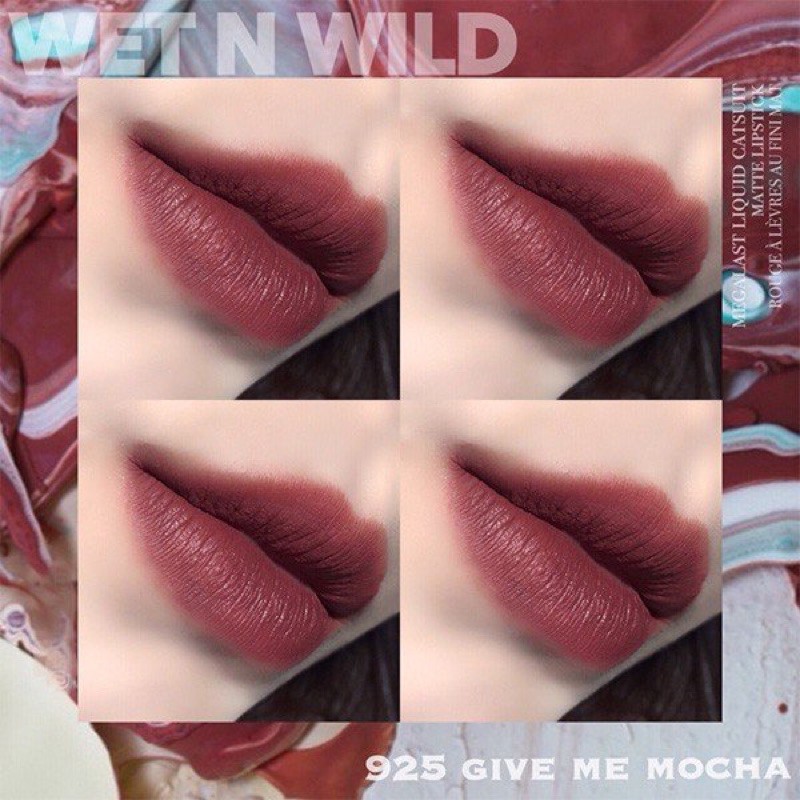 Son kem lì Wet N Wild - 925B Give Me Mocha - Hồng Đất